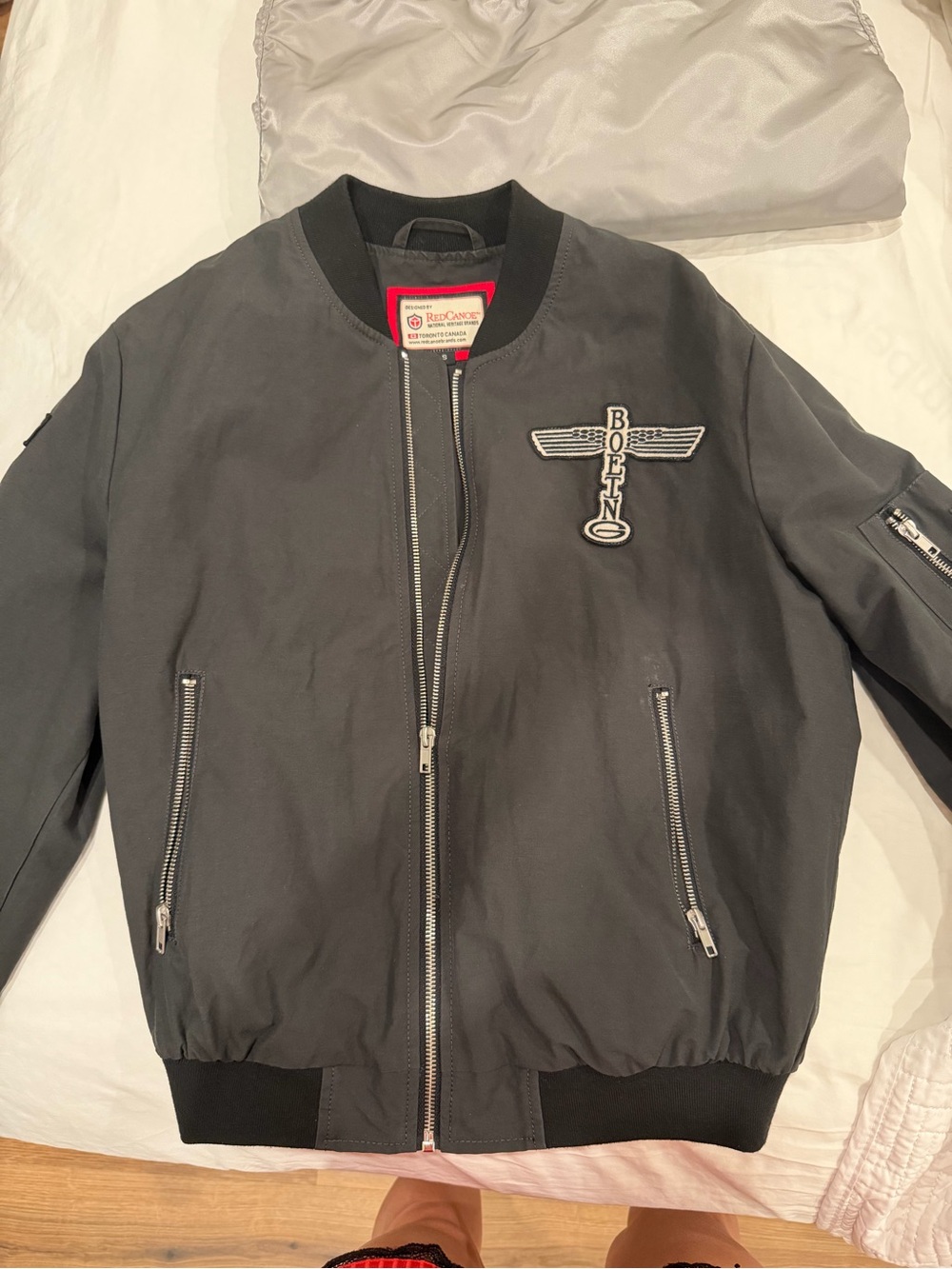 Boeing Bomber Jacket - Black